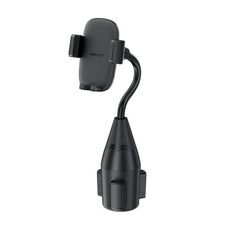 Suport Acefast (D24), for Cup Holder, 360° Rotation, Multi-angle Adjustment, Safety Lock, for Phone 4.5-6.7", Negru