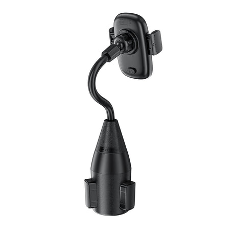 Suport Acefast (D24), for Cup Holder, 360° Rotation, Multi-angle Adjustment, Safety Lock, for Phone 4.5-6.7", Negru