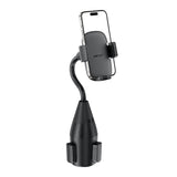 Suport Acefast (D24), for Cup Holder, 360° Rotation, Multi-angle Adjustment, Safety Lock, for Phone 4.5-6.7", Negru