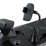 Suport Acefast (D24), for Cup Holder, 360° Rotation, Multi-angle Adjustment, Safety Lock, for Phone 4.5-6.7", Negru
