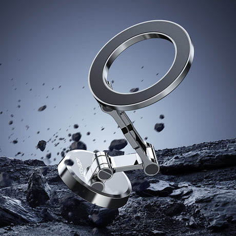 Suport Acefast (D20), Magnetic Ring, 360° Rotation, for Dashboard, Universal, Adjustable, Metal Gray