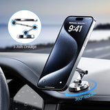 Suport Acefast (D20), Magnetic Ring, 360° Rotation, for Dashboard, Universal, Adjustable, Metal Gray