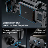 Suport Acefast (D8), for In-car Headrest, Adjustable, Folding Clamp Arm, for Devices 4.7-12.9, Negru