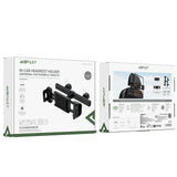 Suport Acefast (D8), for In-car Headrest, Adjustable, Folding Clamp Arm, for Devices 4.7-12.9, Negru