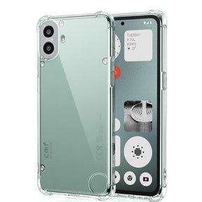 Husa de protectie Techsuit Shockproof Clear Silicone compatibil cu Nothing CMF Phone 1, Transparent