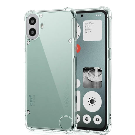 Husa de protectie Techsuit Shockproof Clear Silicone compatibil cu Nothing CMF Phone 1, Transparent