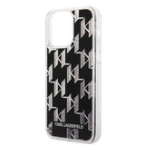 Husa de protectie Karl Lagerfeld Hardcase Liquid Glitter (KLHCP14XLMNMK) compatibil cu iPhone 14 Pro Max, Monogram
