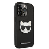 Husa de protectie Karl Lagerfeld Saffiano compatibil cu iPhone 14 Pro Max, Negru