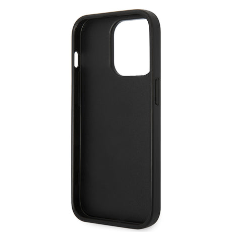 Husa de protectie Karl Lagerfeld Saffiano compatibil cu iPhone 14 Pro Max, Negru