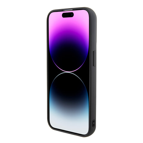 Husa de protectie Karl Lagerfeld Saffiano Gripstand (KLHCP15LGSAKCPK) compatibil cu iPhone 15 Pro, Karl&Choupette Pins
