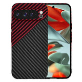 Husa de protectie Techsuit Carbonite FiberShell compatibil cu Google Pixel 9 Pro XL, Rosu Vortex