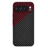 Husa de protectie Techsuit Carbonite FiberShell compatibil cu Google Pixel 9 Pro XL, Rosu Vortex
