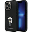 Husa de protectie Karl Lagerfeld Silicone (KLHCP14XSMHKNPK) compatibil cu iPhone 14 Pro Max, Ikonik Metal Pin