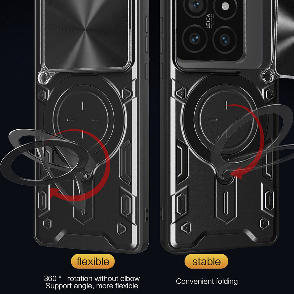 Husa de protectie Techsuit CamGuard Pro compatibil cu Xiaomi 14T Pro, Albastru