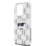 Husa de protectie Karl Lagerfeld IML Luxury (KLHCP15LHKLPCHT) compatibil cu iPhone 15 Pro, Transparent Choupette Head&Monogram