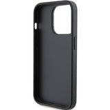 Husa de protectie Karl Lagerfeld Saffiano Cardslot (KLHCP15LSAPKCNPK) compatibil cu iPhone 15 Pro, Karl&Choupette