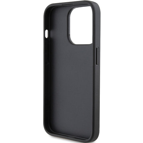 Husa de protectie Karl Lagerfeld Saffiano Cardslot (KLHCP15LSAPKCNPK) compatibil cu iPhone 15 Pro, Karl&Choupette