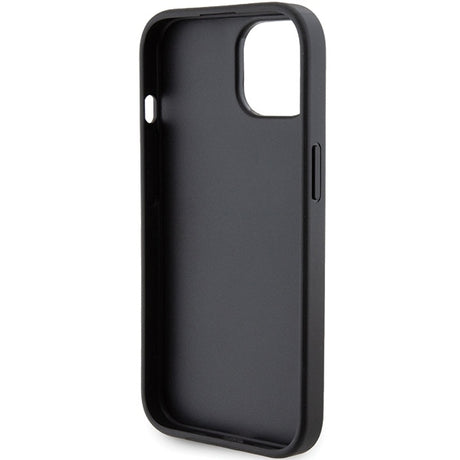 Husa de protectie Karl Lagerfeld Saffiano Gripstand (KLHCP15MGSAKCPK) compatibil cu iPhone 15 Plus, Karl&Choupette Pins