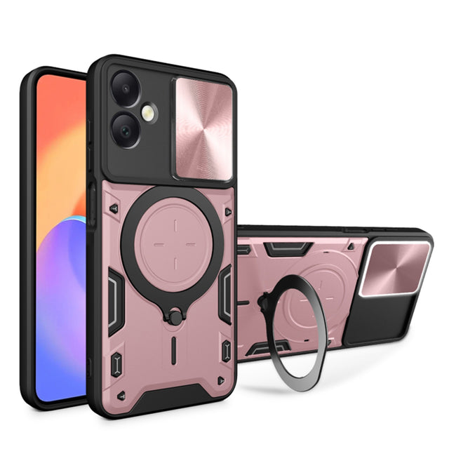 Husa de protectie Techsuit CamGuard Pro compatibil cu Samsung Galaxy A06, Roz Auriu