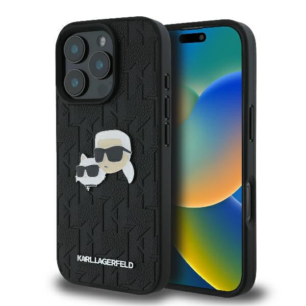 Husa de protectie Karl Lagerfeld compatibil cu iPhone 16 Pro, Negru