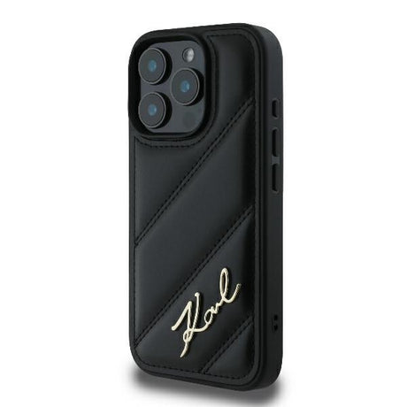 Husa de protectie Karl Lagerfeld compatibil cu iPhone 16 Pro, Negru