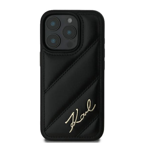 Husa de protectie Karl Lagerfeld compatibil cu iPhone 16 Pro, Negru