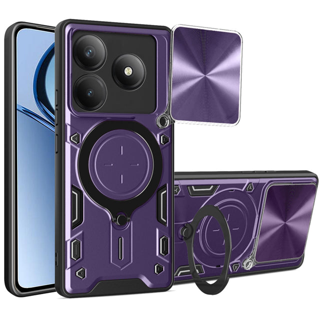 Husa de protectie Techsuit CamGuard Pro compatibil cu Realme C61 / Realme C63, Mov