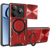 Husa de protectie Techsuit CamGuard Pro compatibil cu Realme C61 / Realme C63, Rosu