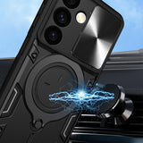 Husa de protectie Techsuit CamGuard Pro compatibil cu Realme C61 / Realme C63, Rosu