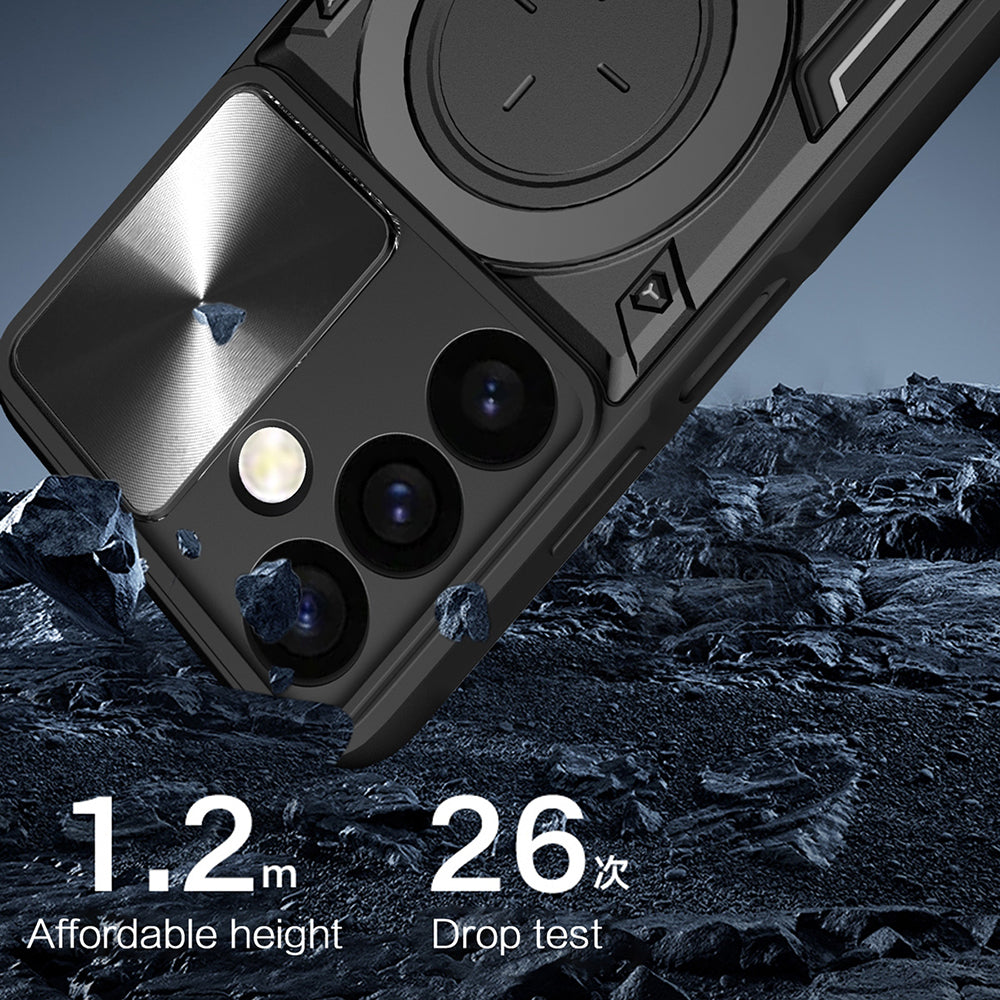 Husa de protectie Techsuit CamGuard Pro compatibil cu Realme C61 / Realme C63, Rosu