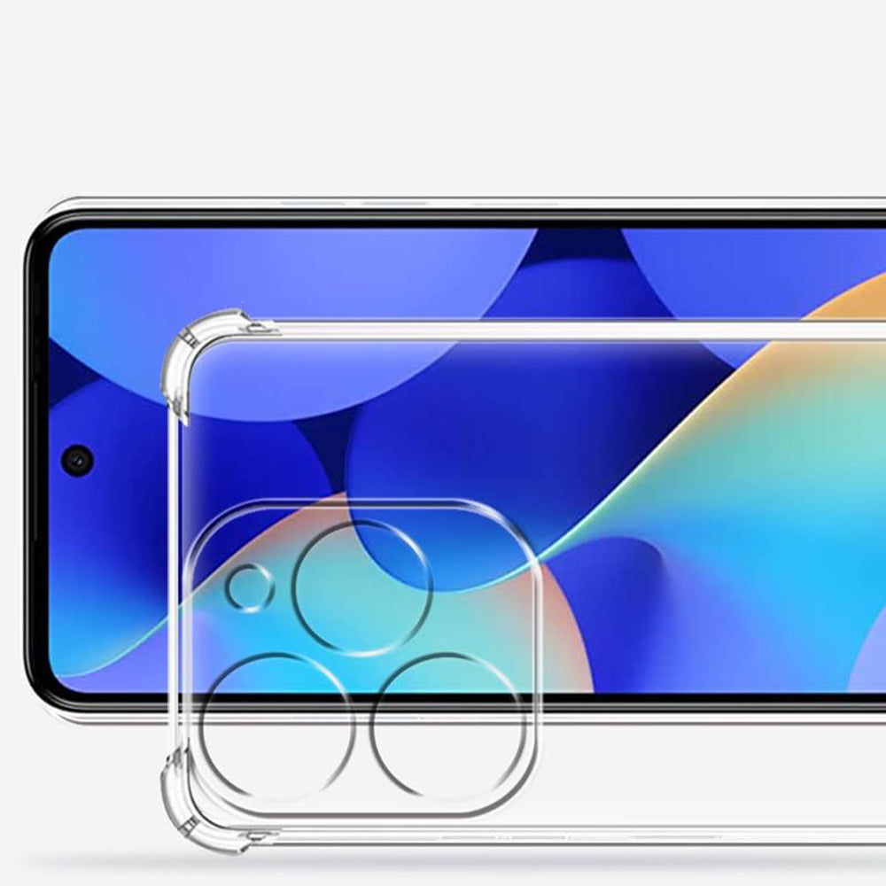 Husa de protectie Techsuit Shockproof Clear Silicone compatibil cu Tecno Spark 20 Pro, Transparent