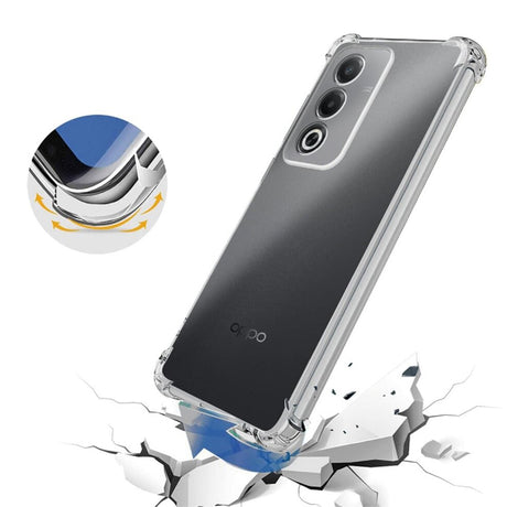 Husa de protectie Techsuit Shockproof Clear Silicone compatibil cu Oppo A80 5G, Transparent