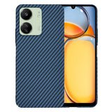 Husa de protectie Techsuit Carbonite FiberShell compatibil cu Xiaomi Redmi 13C 4G / Redmi 13C 5G / Poco C65, Cyan