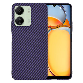 Husa de protectie Techsuit Carbonite FiberShell compatibil cu Xiaomi Redmi 13C 4G / Redmi 13C 5G / Poco C65, Mov
