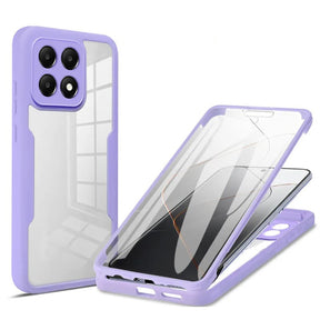 Folie de protectie Techsuit ColorVerse 360 Series + compatibil cu Xiaomi Poco F6 Pro, Mov
