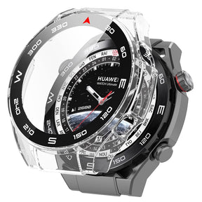 Folie de protectie smartwatch Techsuit Defense360 Pro + Screen Protector compatibil cu Huawei Watch Ultimate, Transparent