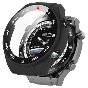 Folie de protectie smartwatch Techsuit Defense360 Pro + Screen Protector compatibil cu Huawei Watch Ultimate, Negru