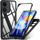 Folie de protectie Techsuit ColorVerse 360 Series + compatibil cu Xiaomi Redmi 13 / Poco M6 4G, Negru