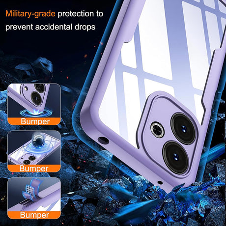 Folie de protectie Techsuit ColorVerse 360 Series + compatibil cu Samsung Galaxy A06, Roz