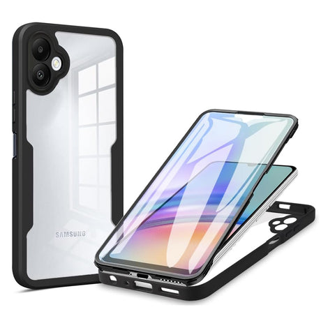 Folie de protectie Techsuit ColorVerse 360 Series + compatibil cu Samsung Galaxy A06, Negru
