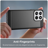 Husa de protectie Techsuit Carbon Silicone compatibil cu Xiaomi Redmi 14C / Poco C75, Negru