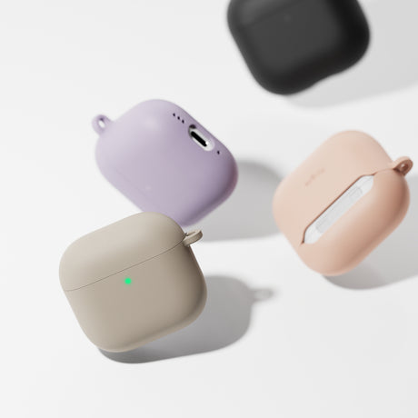 Casti Ringke Silicone, Apple AirPods 4, Mov Deschis