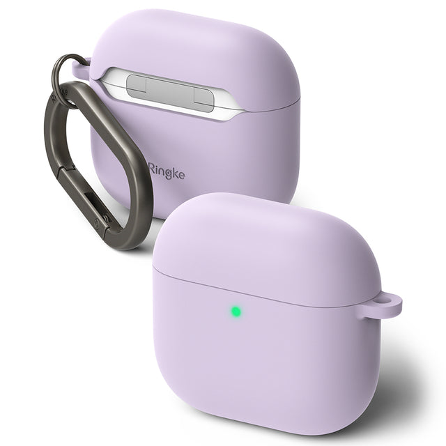 Casti Ringke Silicone, Apple AirPods 4, Mov Deschis