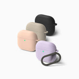Casti Ringke Silicone, Apple AirPods 4, Mov Deschis