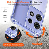 Husa de protectie Techsuit Shockproof Clear Silicone compatibil cu Motorola Edge 50, Transparent