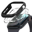 Accesoriu smartwatch Ringke Slim (set de 2) compatibil cu Apple Watch 10 46mm / Watch 11 46mm, Transparent / Matte Black