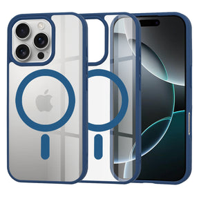 Husa de protectie Techsuit MagSafe Pro compatibil cu iPhone 16 Pro, Albastru