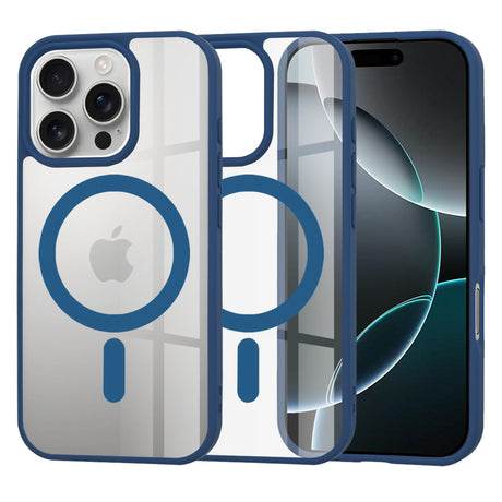 Husa de protectie Techsuit MagSafe Pro compatibil cu iPhone 16 Pro, Albastru