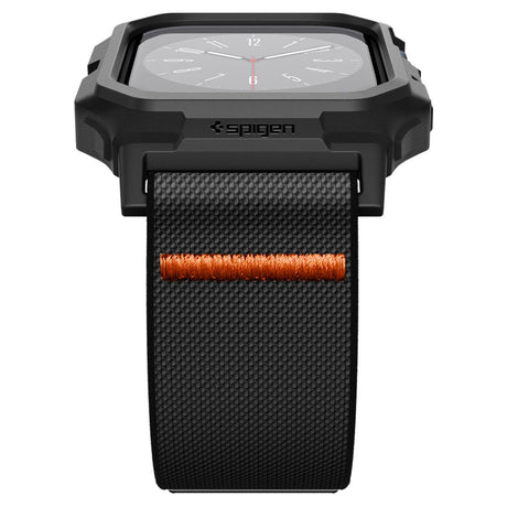 Accesoriu smartwatch Spigen Lite Fit "Pro" (ACS08594) compatibil cu Apple Watch 10 42mm / Watch 11 42mm, Negru Mat