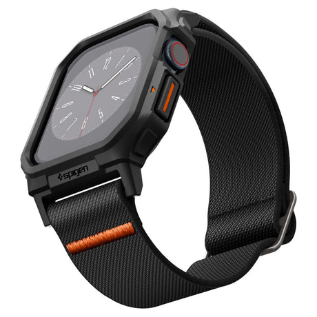 Accesoriu smartwatch Spigen Lite Fit "Pro" (ACS08594) compatibil cu Apple Watch 10 42mm / Watch 11 42mm, Negru Mat